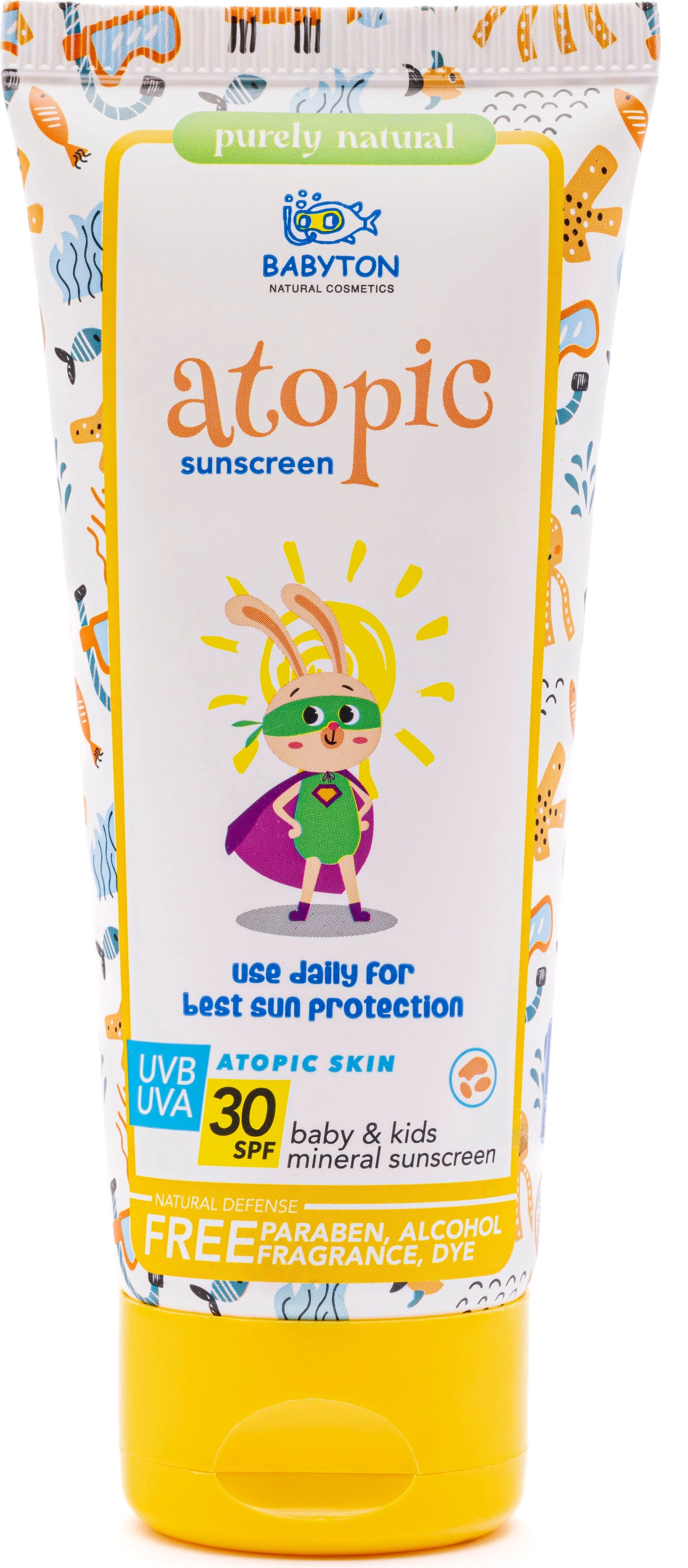 Babyton Baby & Kids Mineral Atopic Sunscreen SPF30 - 100 ml