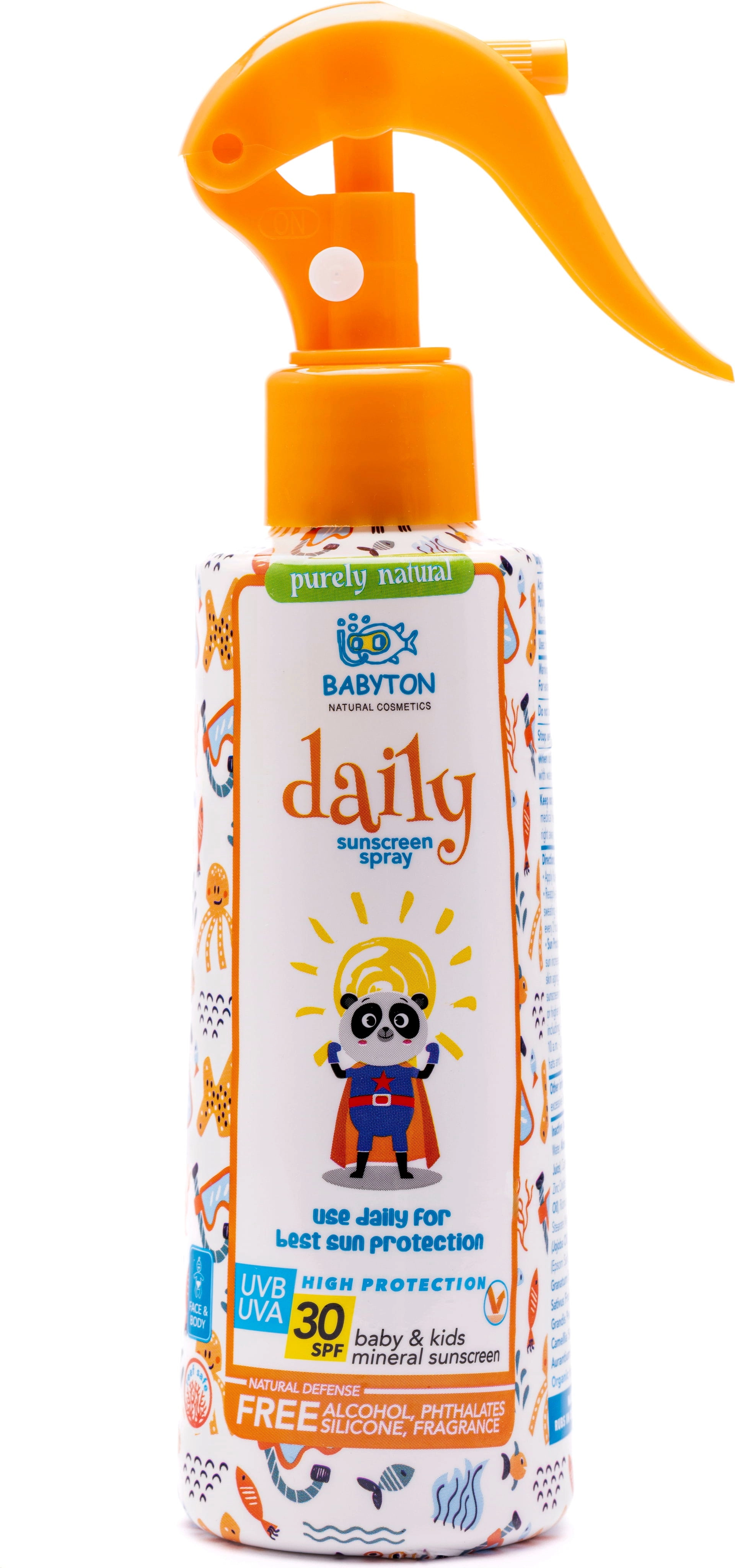 Babyton Baby & Kids Mineral Daily Sunscreen Spray SPF30 - 200 ml