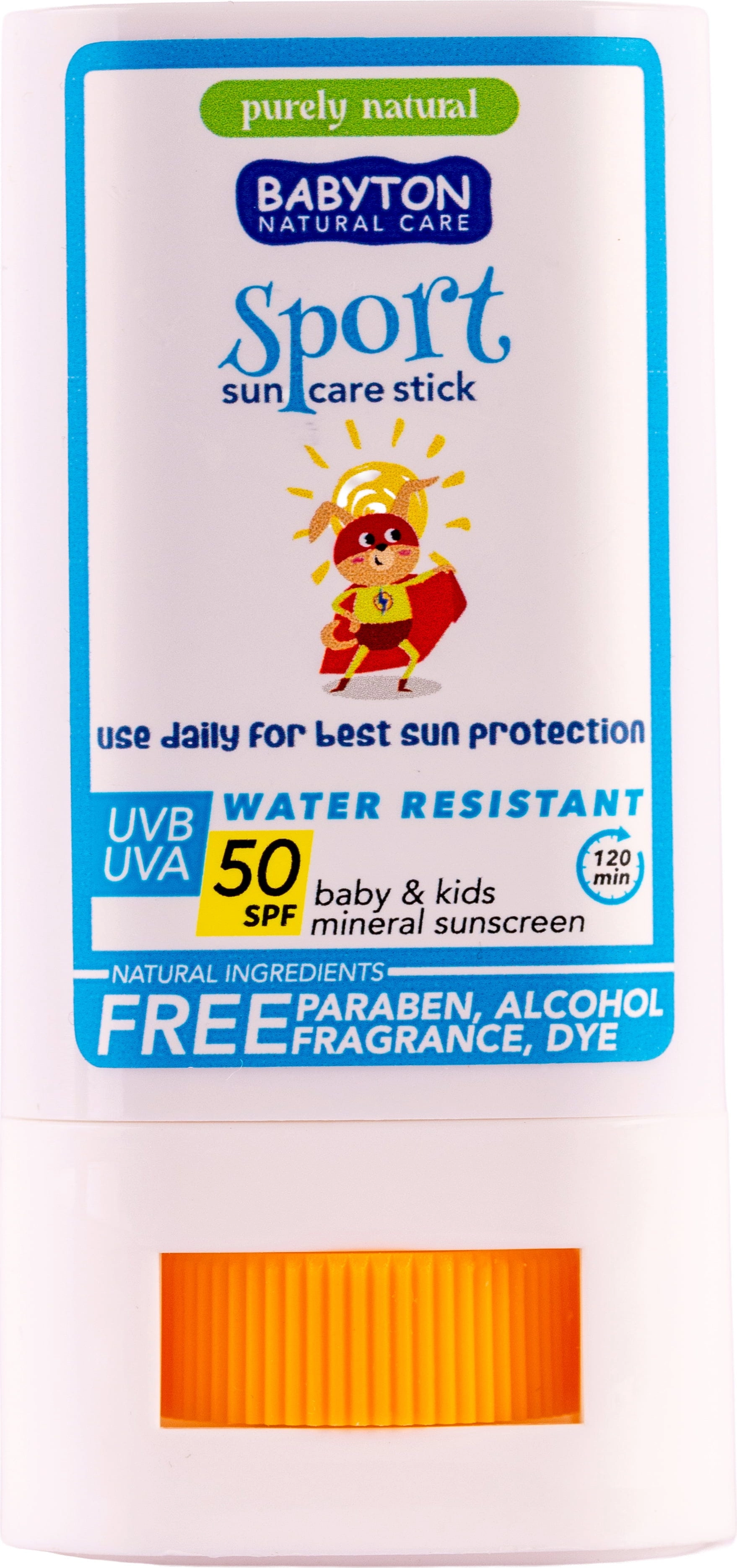 Babyton Baby & Kids Mineral Sport Sunscreen Stick SPF50 - 20 g