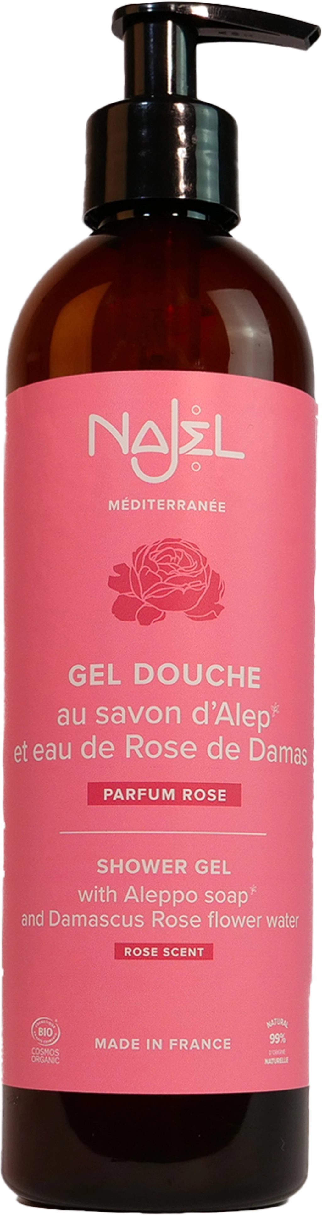 Najel Aleppo Seife-Duschgel Rose - 500 ml
