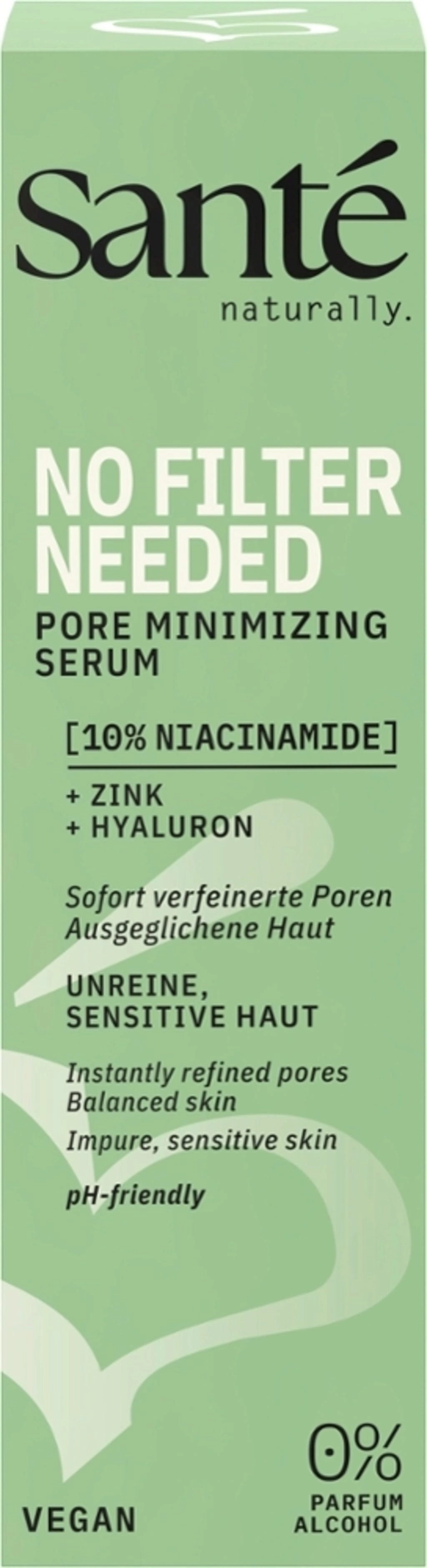 Santé – naturally. No Filter Needed Pore Minimizing Serum - 30 ml