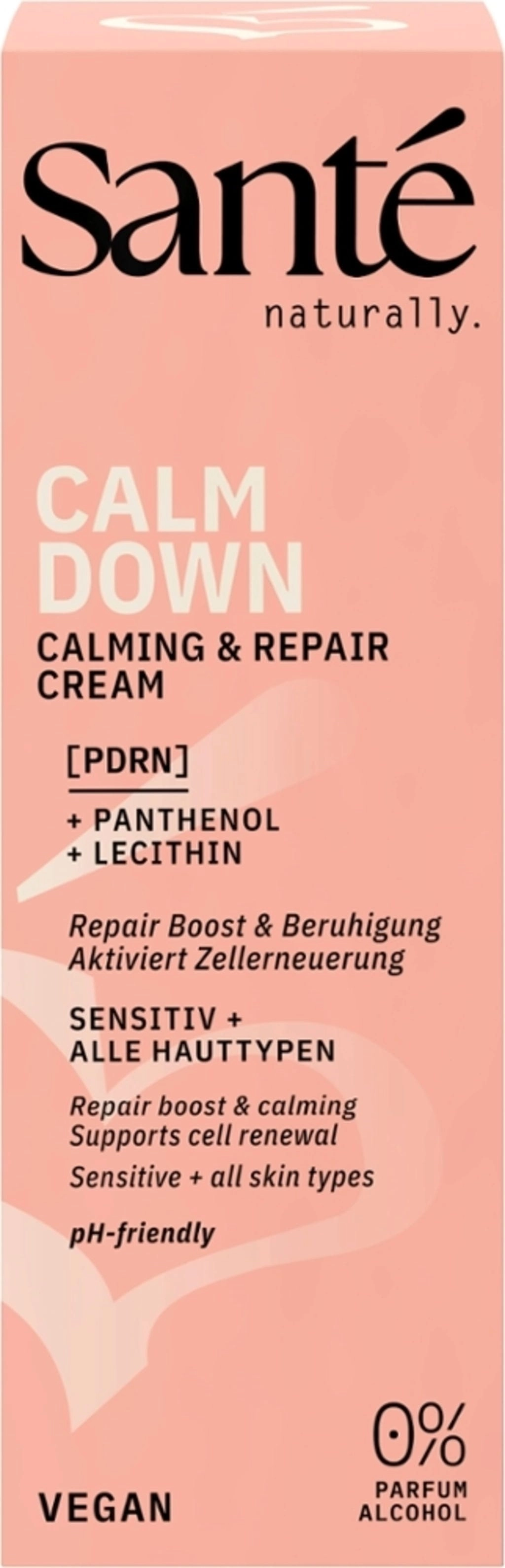 Santé – naturally. Calm Down Calming & Repair Cream - 50 ml