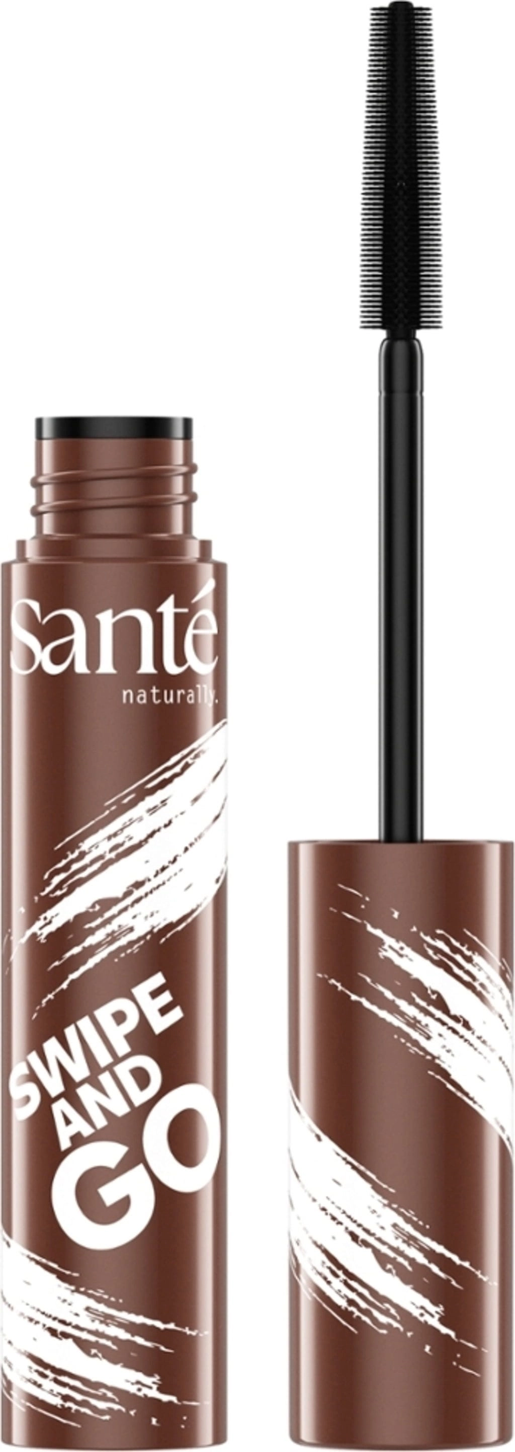 Santé – naturally. Swipe & Go Mascara - Brown 02