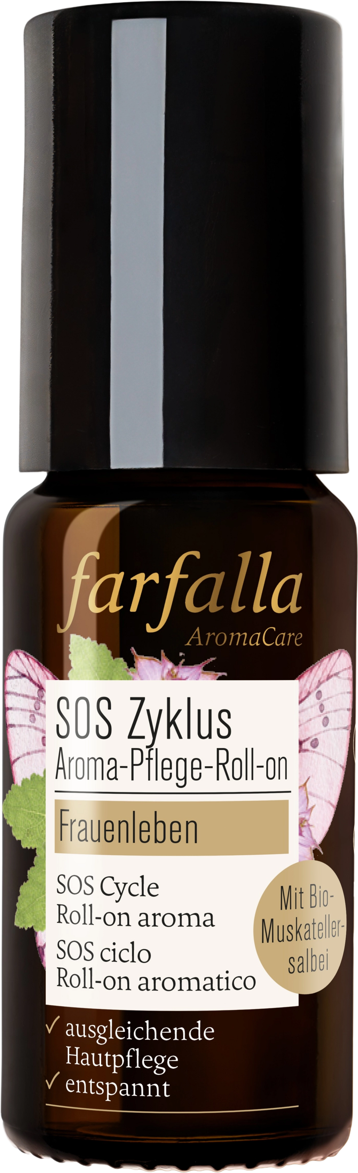 farfalla SOS Zyklus Aroma-Pflege-Roll-on Frauenleben - 10 ml