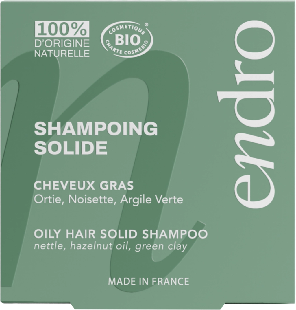 endro cosmétiques Oily Hair Solid Shampoo - 80 ml