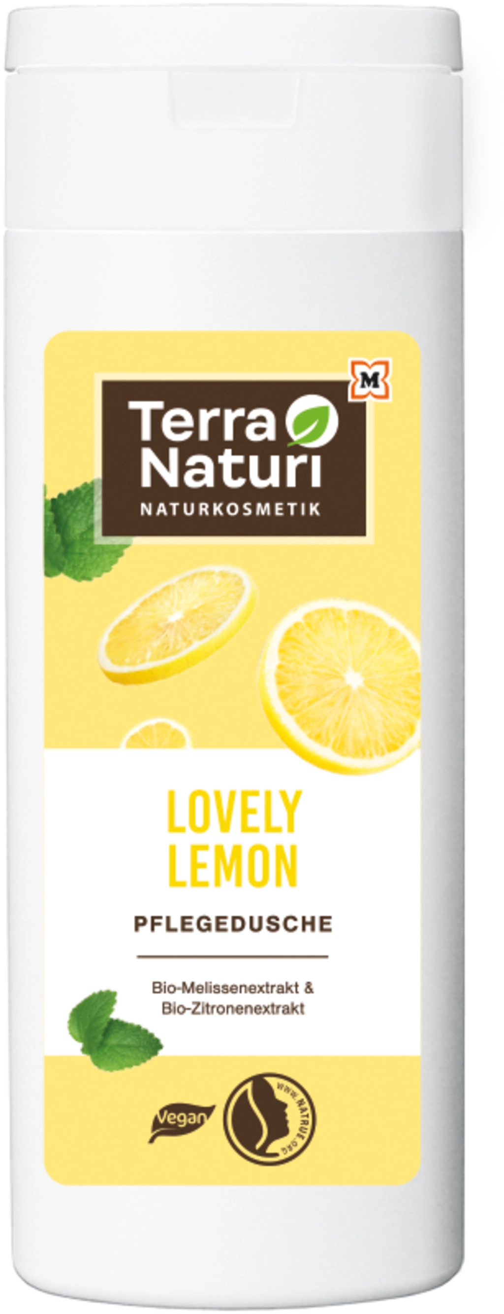 Terra Naturi Lovely Lemon Pflegedusche Bio-Melissenextrakt & Bio-Zitronenextrakt - 50 ml