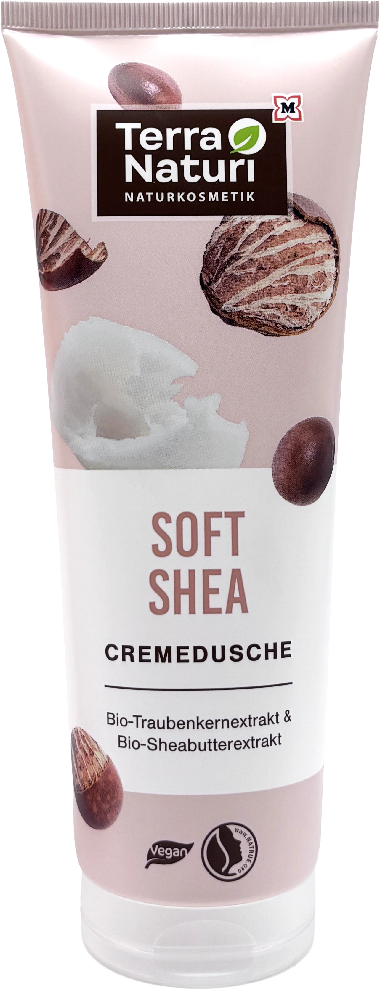 Terra Naturi SOFT SHEA Cremedusche Bio-Traubenkernextrakt & Bio-Sheabutterextrakt - 250 ml