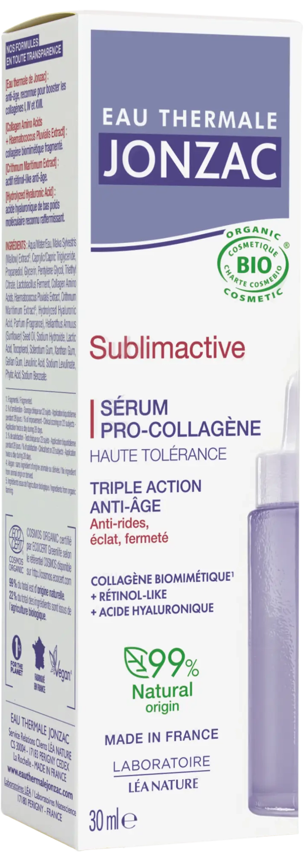Eau Thermale JONZAC Sublimactive Pro-Collagen Serum - 30 ml