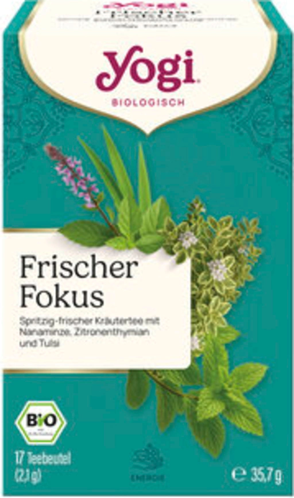 Yogi Tea Frischer Fokus Bio - 17 Teebeutel