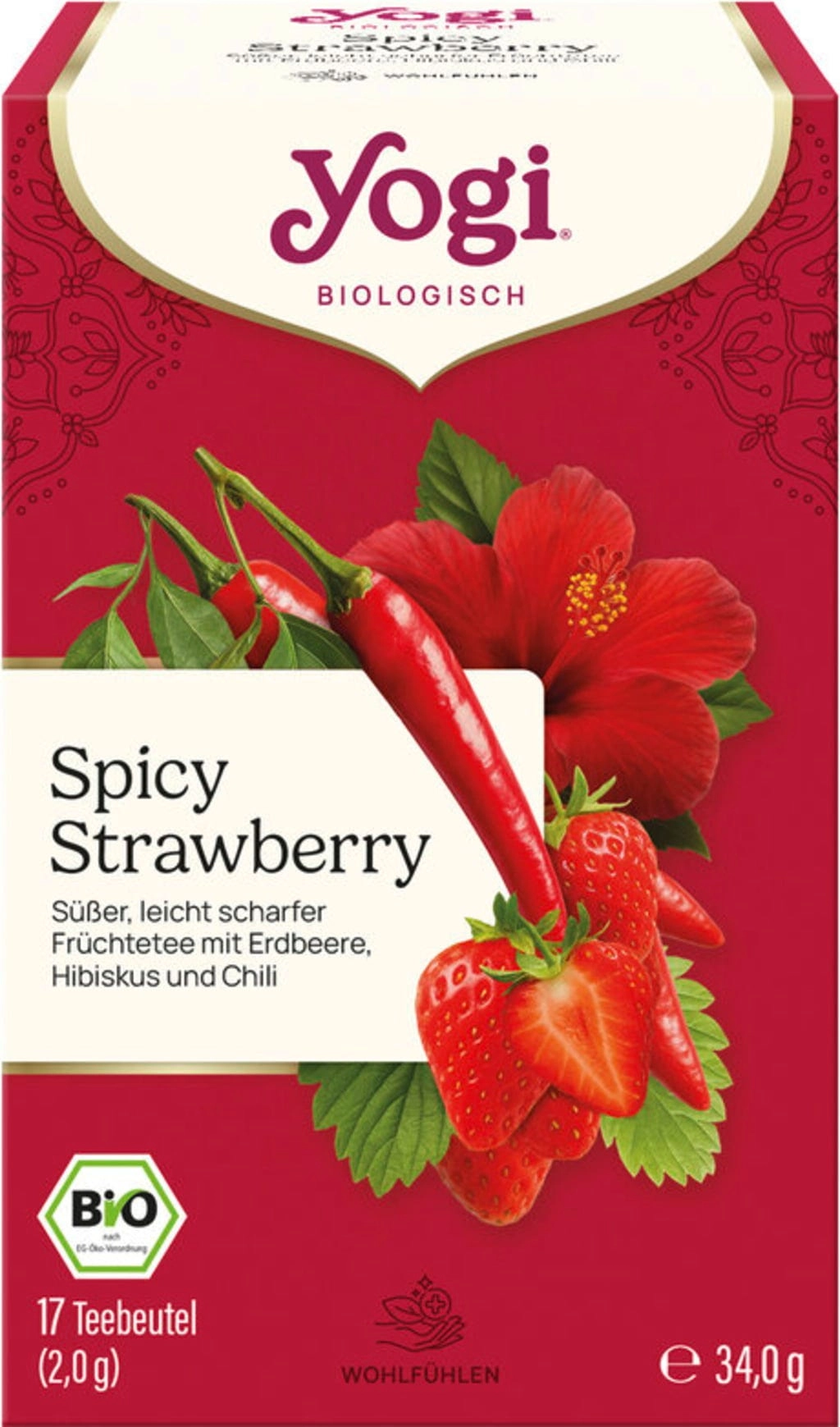 Yogi Tea Spicy Strawberry Bio - 17 Teebeutel