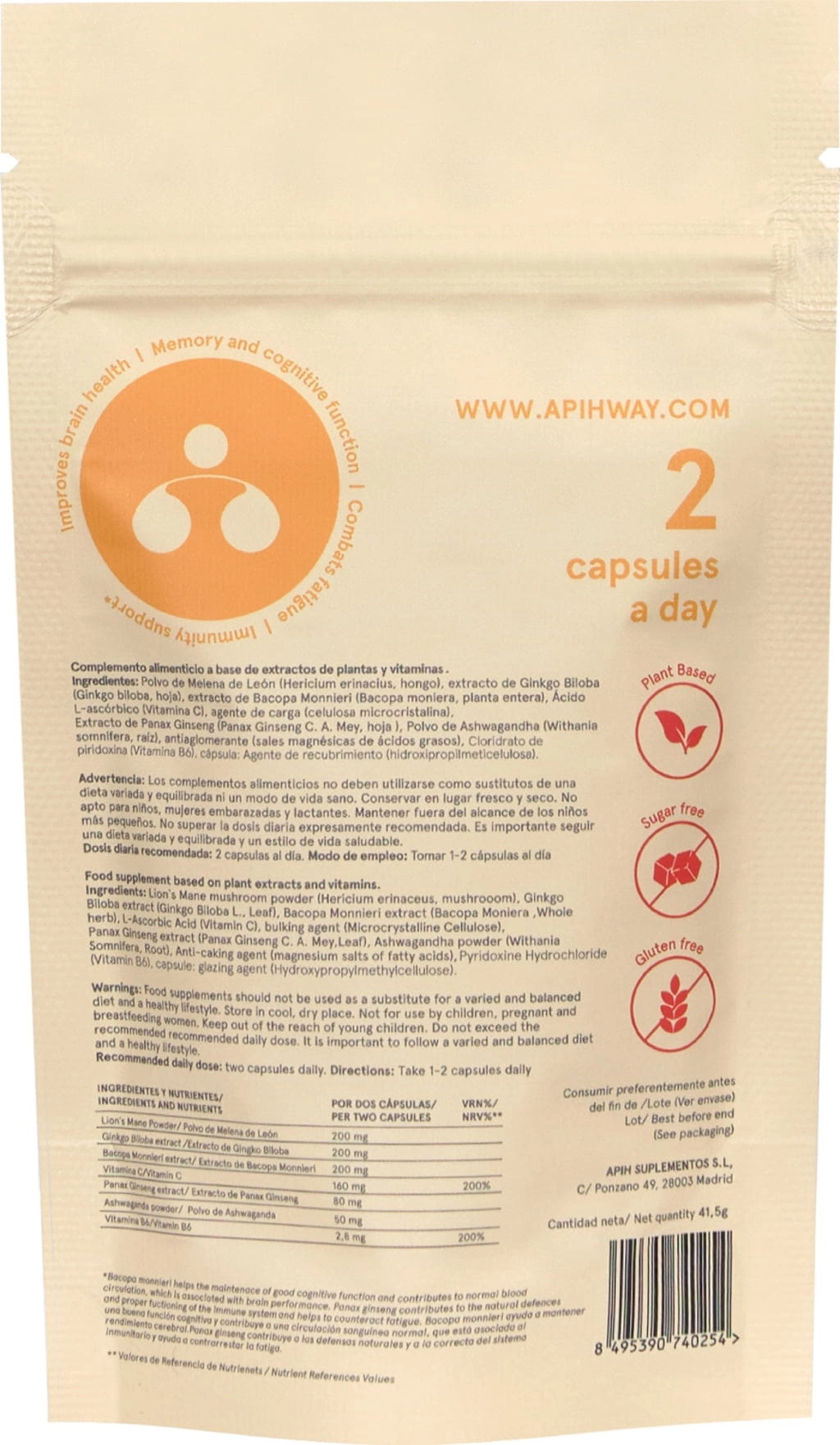 apih Vitality Blend - 60 Kapseln