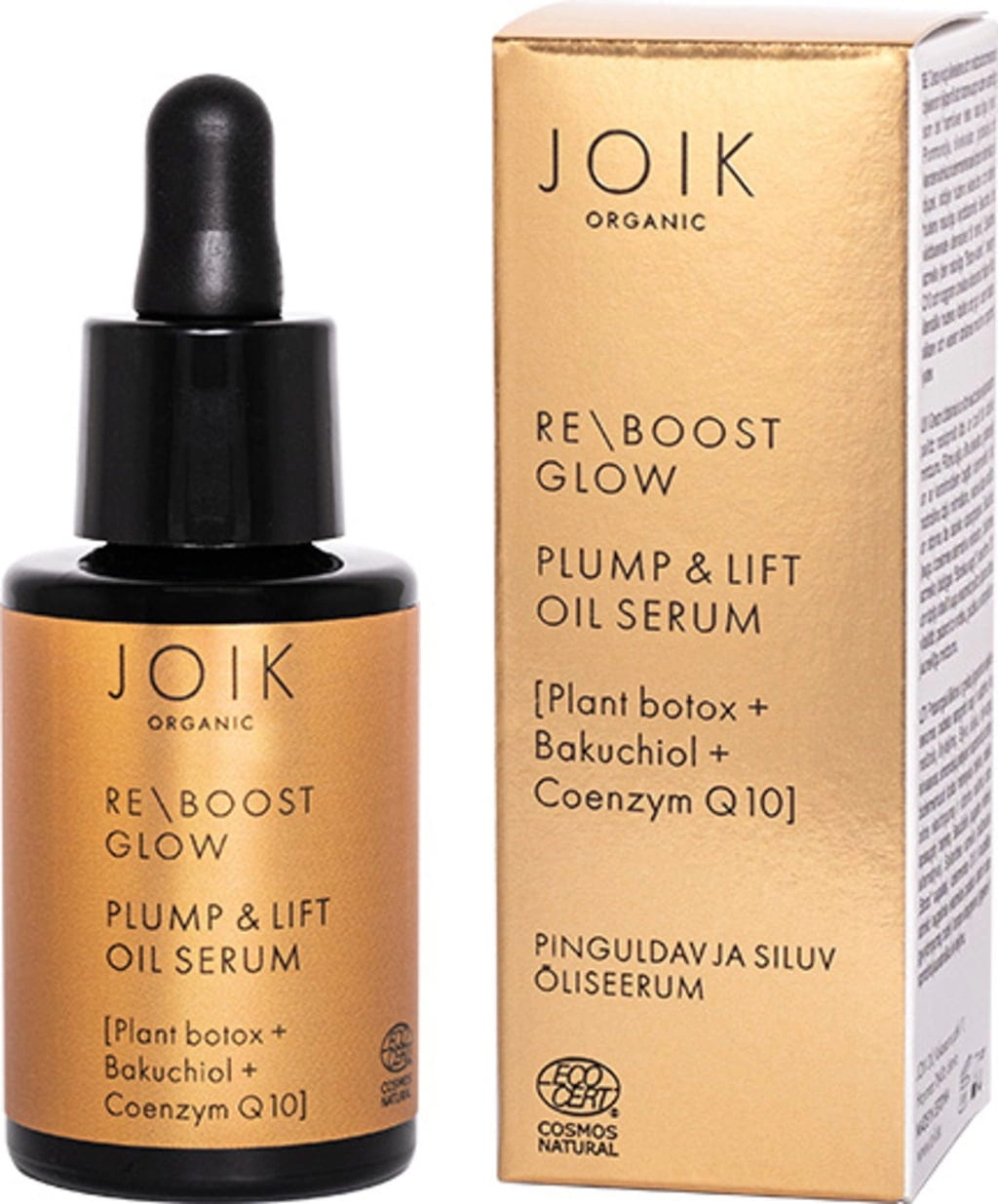 JOIK Organic Re-Boost Glow Plump & Lift Oil Serum - 30 ml