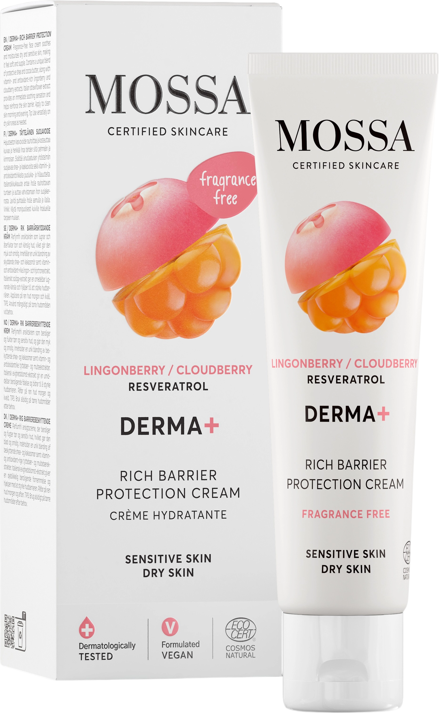 MOSSA Derma+ Rich Barrier Protecting Cream - 60 ml
