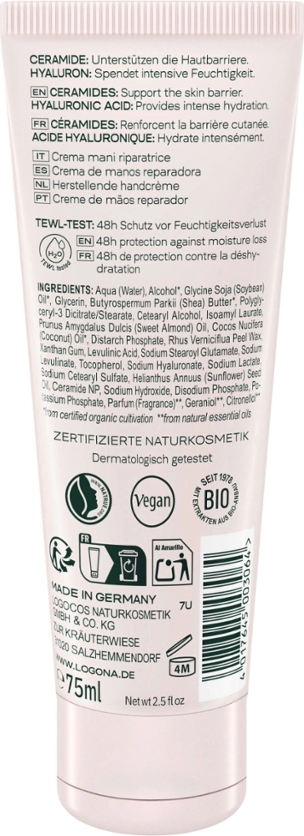 LOGONA Repair Handcream - 75 ml