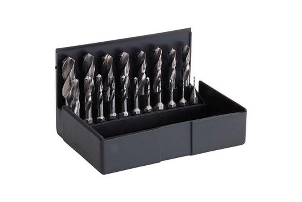 Volkel Gewindebohrer-Set, 1,0 - 10,0 mm, 19-teilig