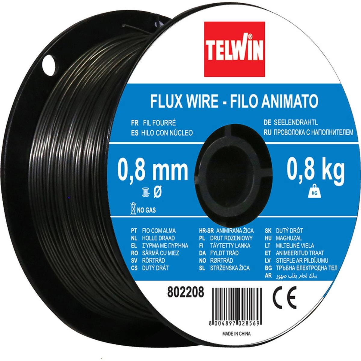 Telwin Fülldraht ohne Gas 0,8 mm 0,8 kg