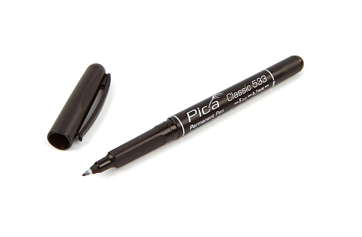 Pica 533/46 Permanent Pen 0,7mm rund schwarz