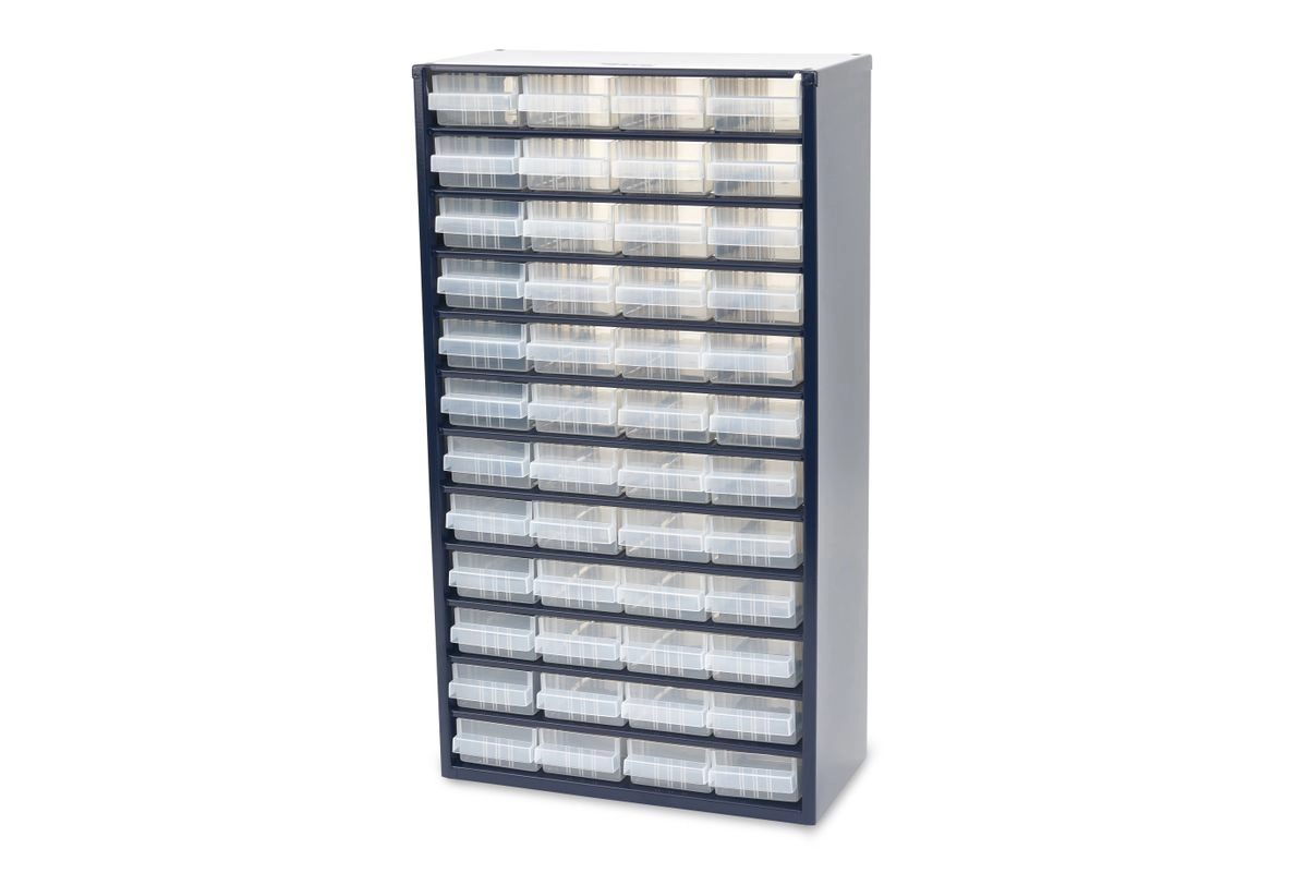 Raaco 137393 Schubladenkommode mit 48 Schubladen - 306 x 150 x 552 mm.