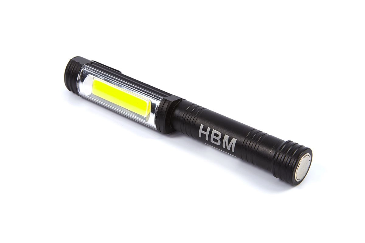 HBM LED magnetische Mini-Taschenlampe 400 Lumen, Aluminium