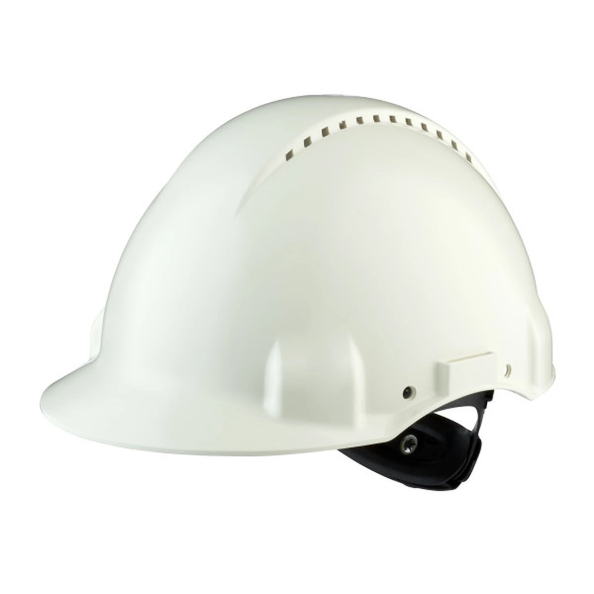 3M Schutzhelm, Uvicator, Ratschenverschluss, Belüftung, Kunststoffschweißband, weiß, G3000NUV-VI