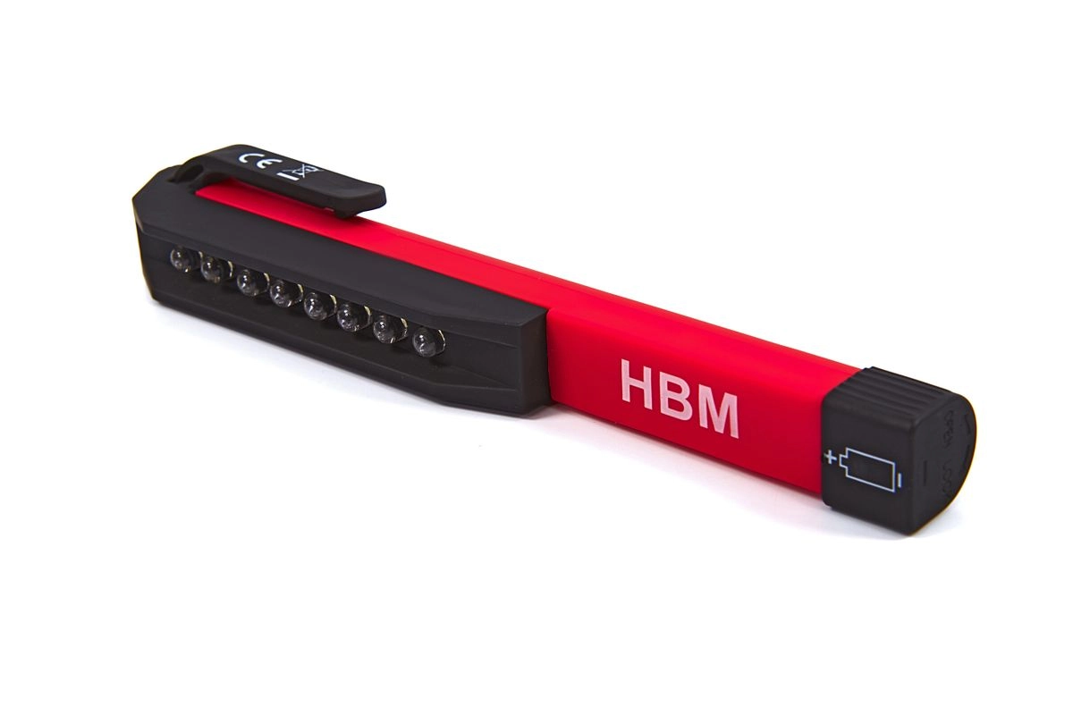 HBM 8 LED magnetische Mini-Taschenlampe