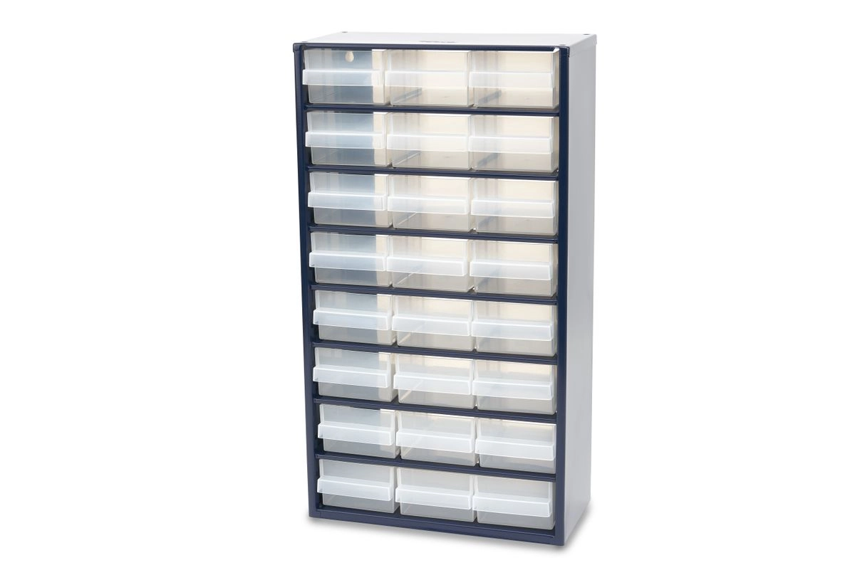 Raaco 137409 Schubladenkommode mit 24 Schubladen - 552 x 306 x 150 mm.