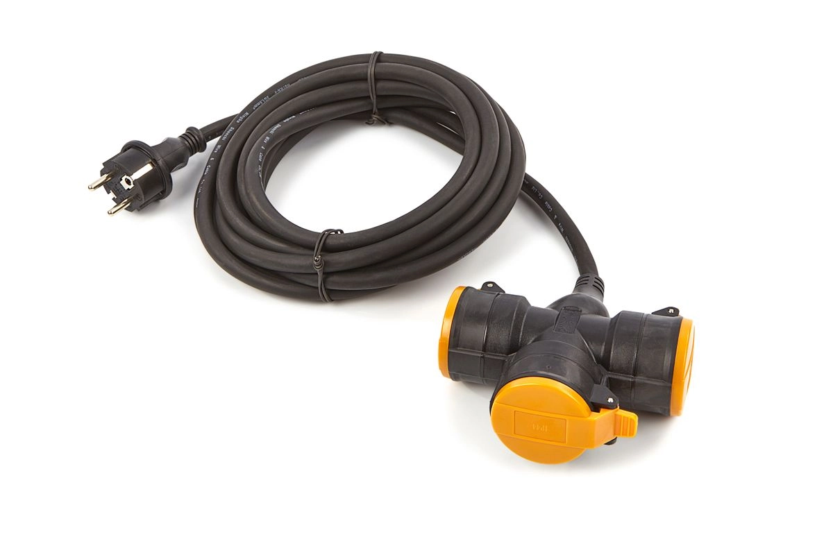 Relectric PRO Verlängerungskabel 5 mtr 3-fach 3x1,5mm