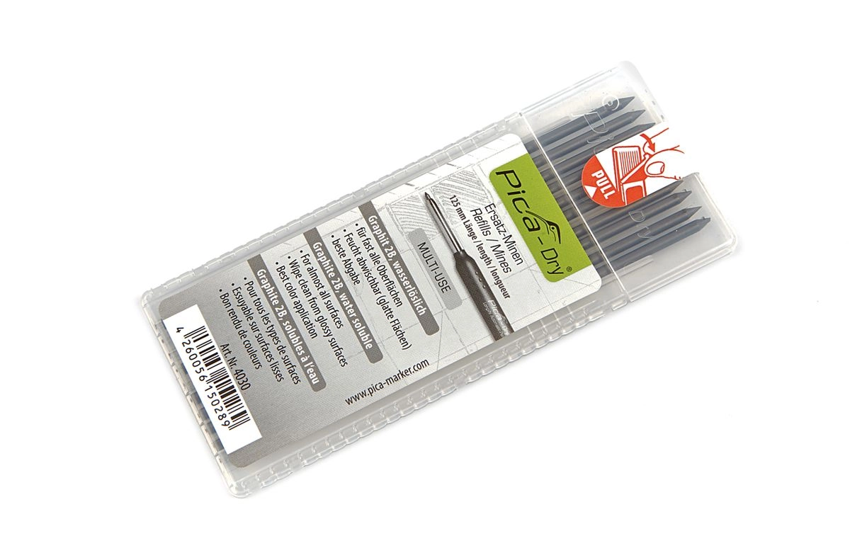 Pica Dry 4030 Ersatz-Minen , Graphit 2B