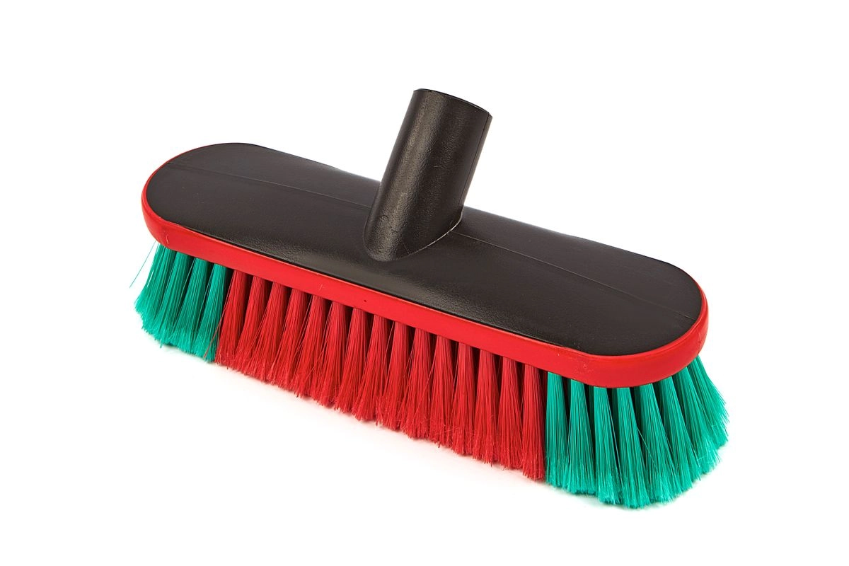 Vikan 25cm Ovale Autowaschbürste mit Wasserzufuhr