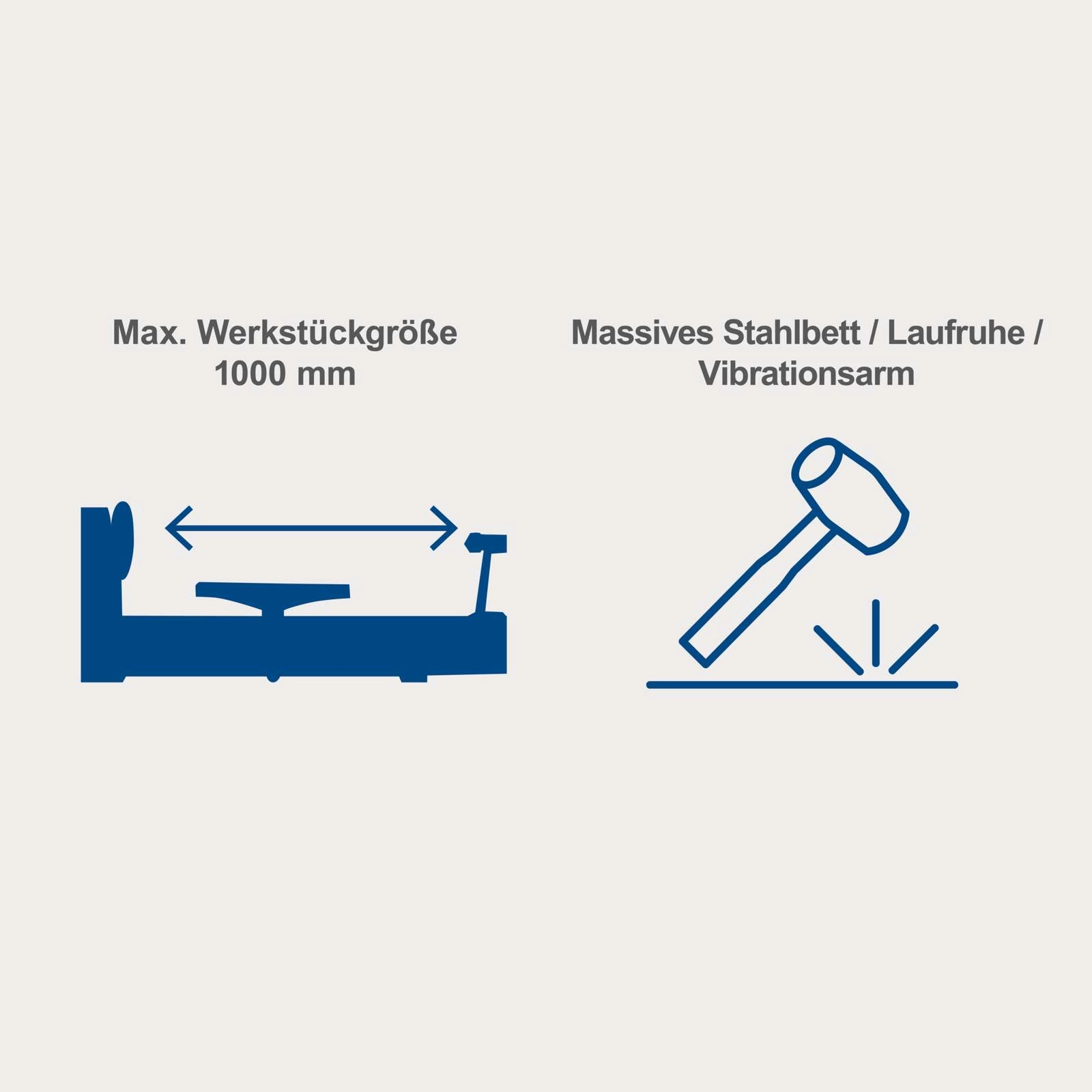 Drechselmaschine DM1100T Scheppach - Werkstücke bis 1000mm | 4 Geschwindigkeiten | inkl. Zubehörset
