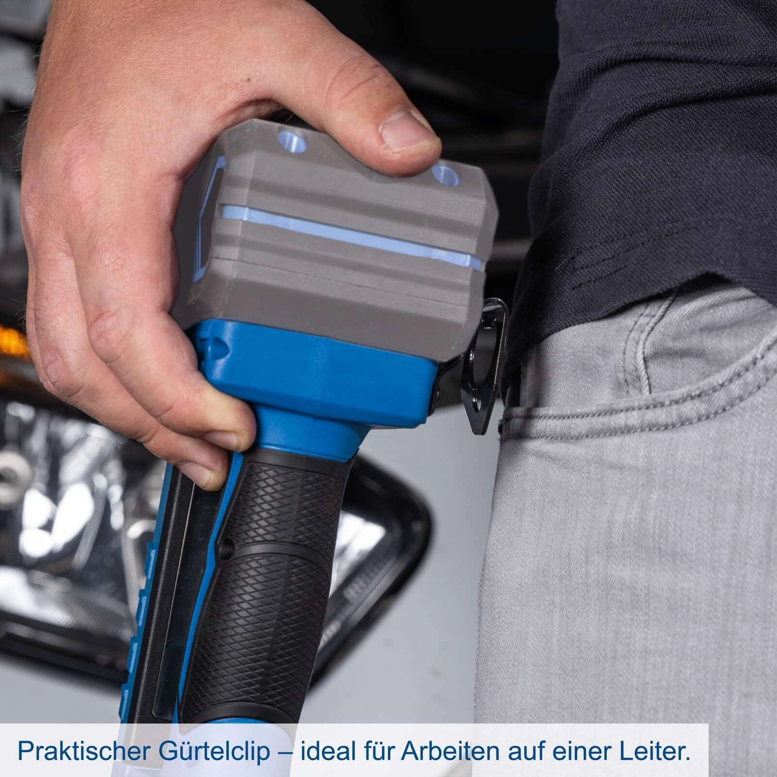 Akku-Arbeitsleuchte C-WL20-X Scheppach - 20V | 270° drehbar | 180° schwenkbar | bis zu 300 Lumen Lichtstrom | ohne Akku & Ladegerät