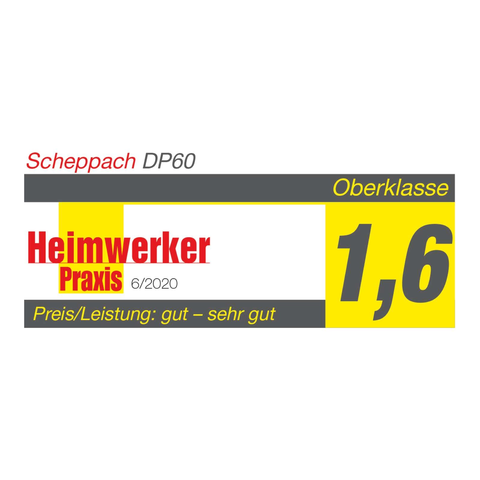 Tischbohrmaschine DP60 Scheppach - 710W | Bohrfutter 1,5–13mm | Vario Drehzahl | mit Laser & LED
