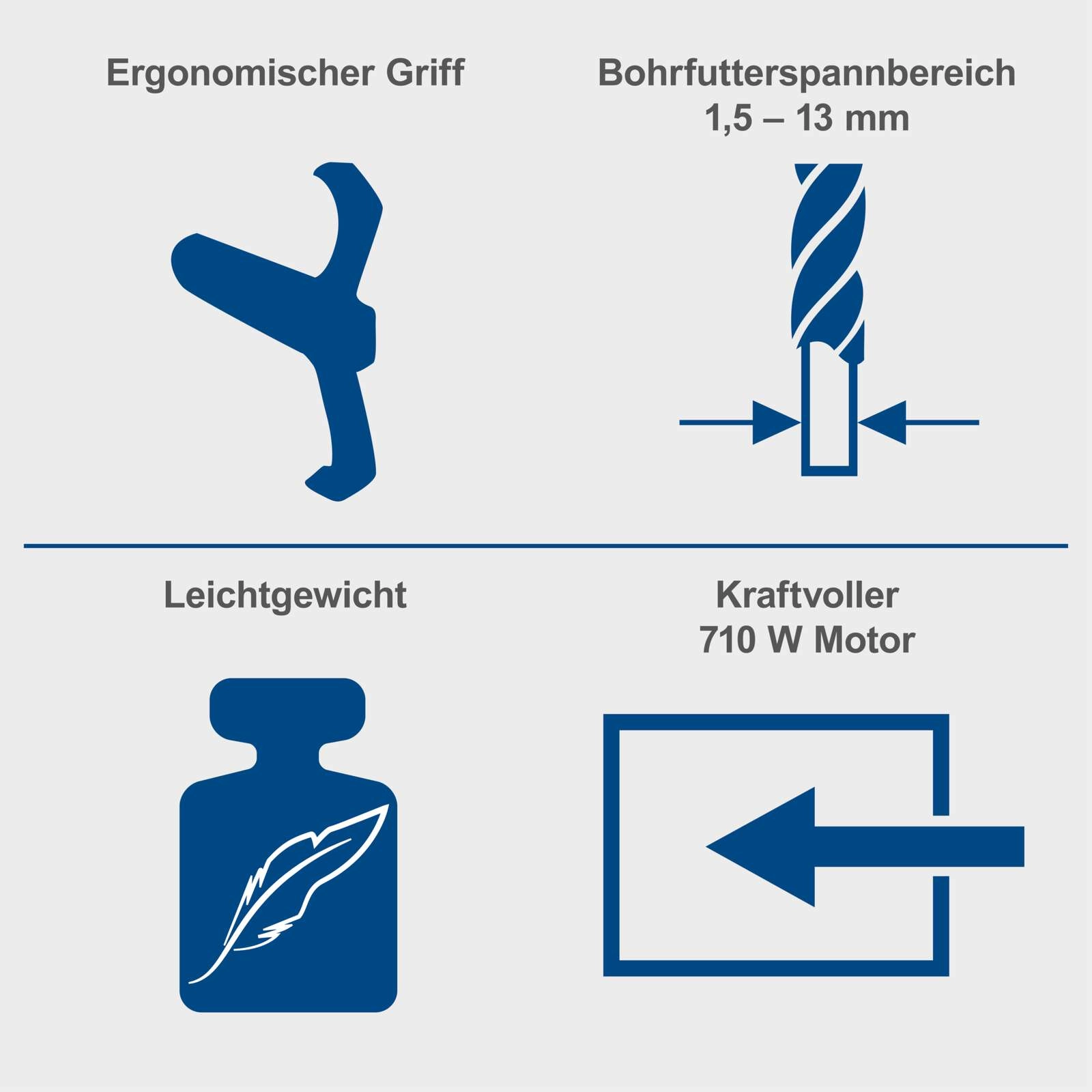 Tischbohrmaschine DP60 Scheppach - 710W | Bohrfutter 1,5–13mm | Vario Drehzahl | mit Laser & LED