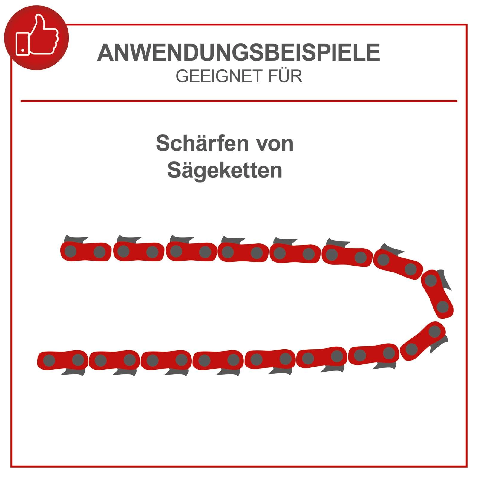 Scheppach Kettenschärfer KS1200 | 200W Leistung | Schleifscheibe- Ø 100mm | Bohrungs- Ø 10mm | großer Funkschutz | kompakte Bauweis | robustes Gehäuse