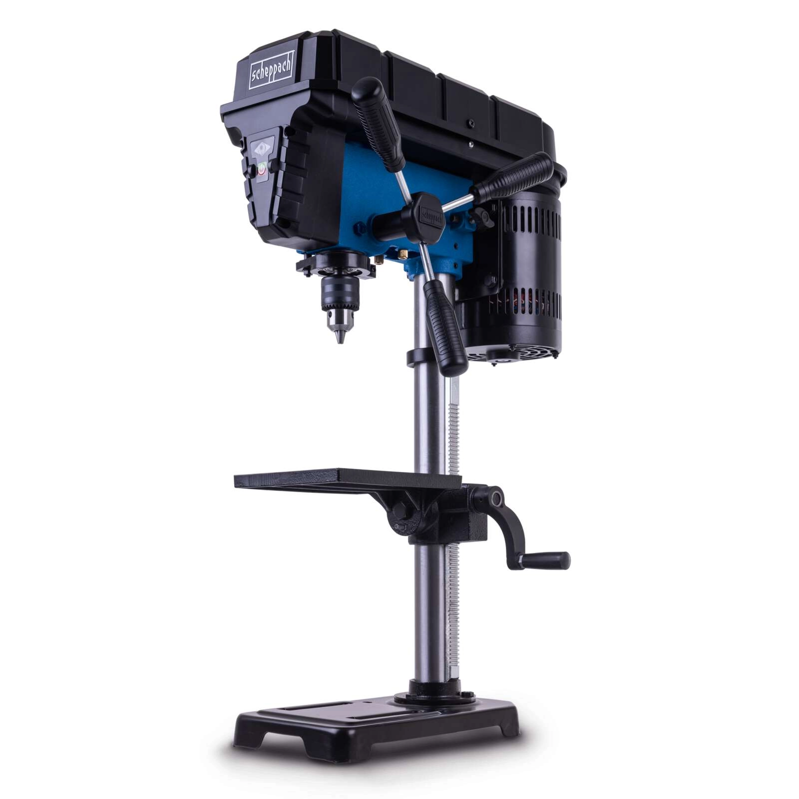 Tischbohrmaschine TBM250 Scheppach - 230V 550W | 1,5-13mm Bohrfutter | Bohrtiefe 50mm | Drehzahl 510-2430 u/min | 127mm Ausladung | Tisch 194x165mm