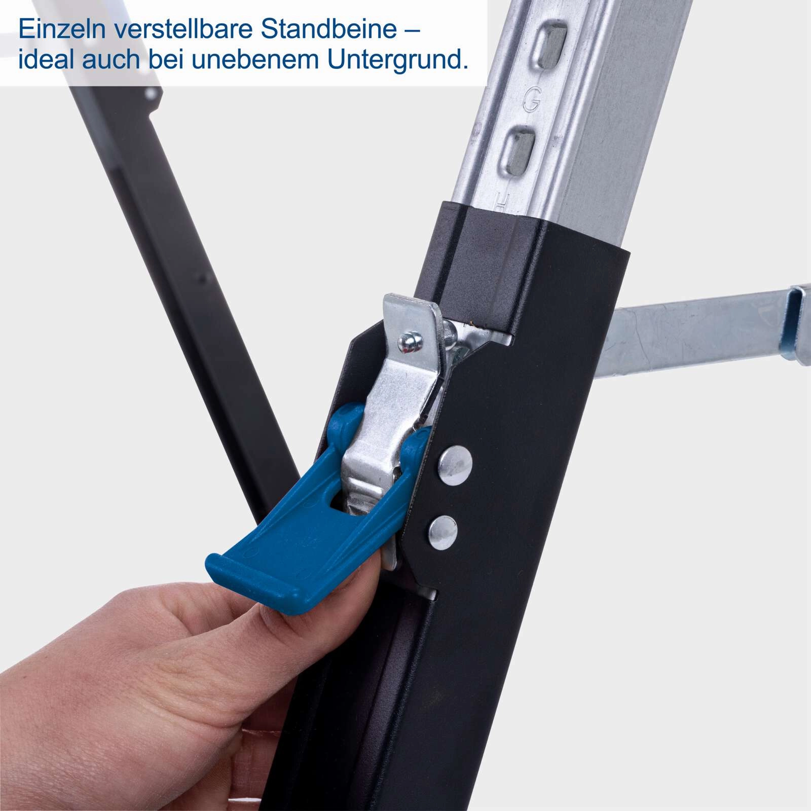 Arbeitsbock MWB700 Scheppach - 2er-Set | 9 Stufen von 615 – 820 mm | je Arbeitsbock 600kg