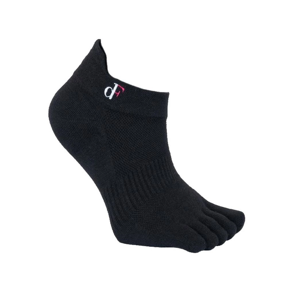 100 dF Toe Socks  Run No Show L