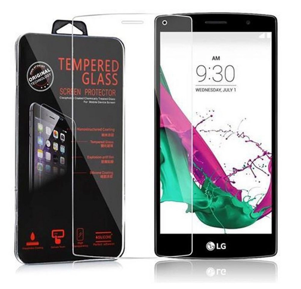 Cadorabo Panzer Folie für LG G4s Schutzfolie in KRISTALL KLAR Gehärtetes (Tempered) Display-Schutzglas in 9H Härte mit 3D Touch Kompatibilität