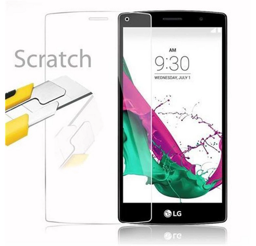 Cadorabo Panzer Folie für LG G4s Schutzfolie in KRISTALL KLAR Gehärtetes (Tempered) Display-Schutzglas in 9H Härte mit 3D Touch Kompatibilität