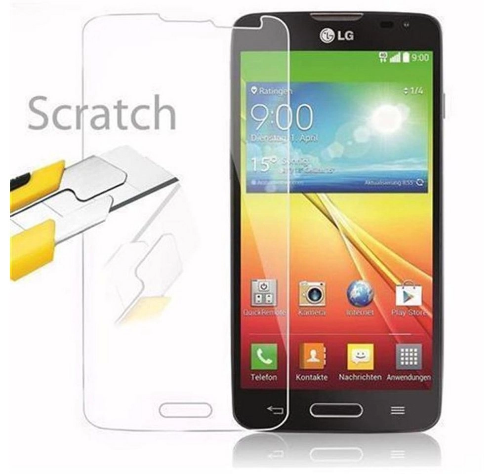 Cadorabo Panzer Folie für LG L90 (1.SIM) Schutzfolie in KRISTALL KLAR Gehärtetes (Tempered) Display-Schutzglas in 9H Härte mit 3D Touch Kompatibilität