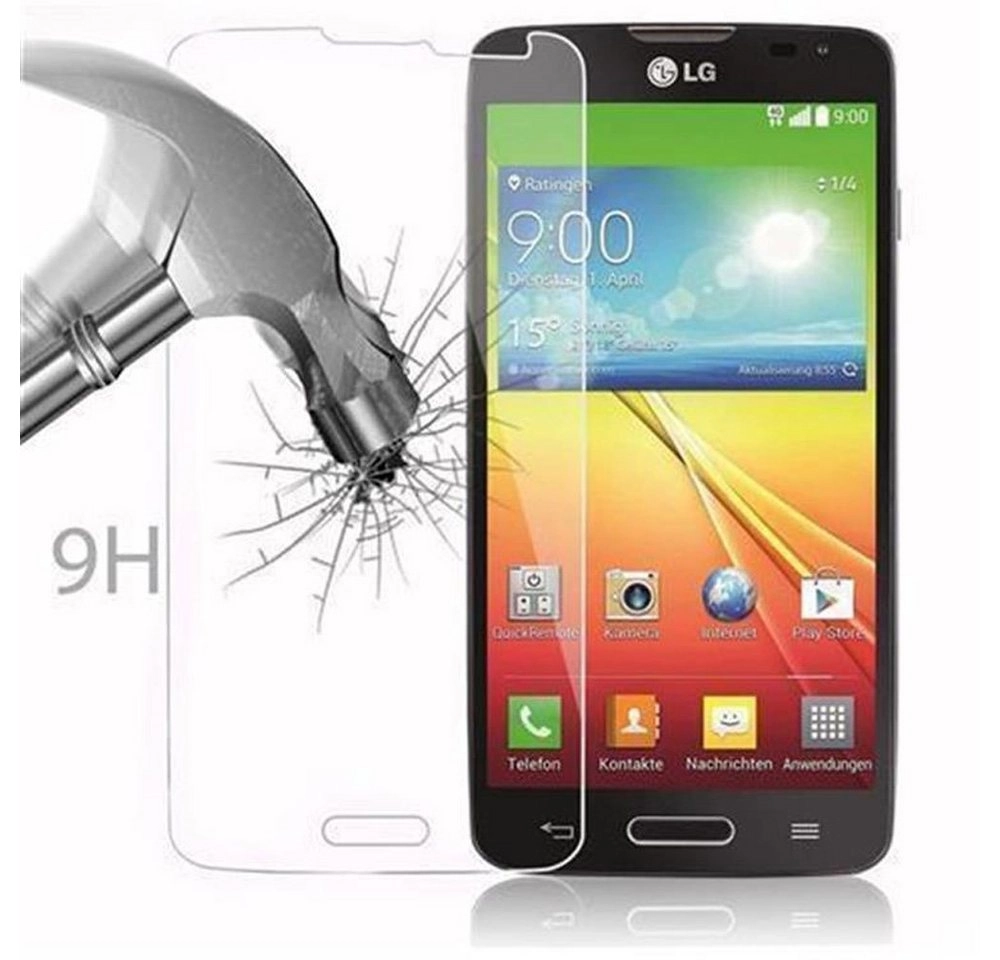 Cadorabo Panzer Folie für LG L90 (1.SIM) Schutzfolie in KRISTALL KLAR Gehärtetes (Tempered) Display-Schutzglas in 9H Härte mit 3D Touch Kompatibilität
