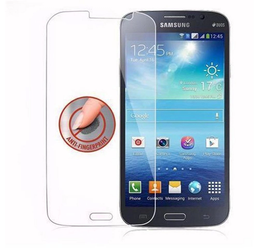 Cadorabo Panzer Folie für Samsung Galaxy MEGA 5.8 Schutzfolie in KRISTALL KLAR Gehärtetes (Tempered) Display-Schutzglas in 9H Härte mit 3D Touch Kompatibilität