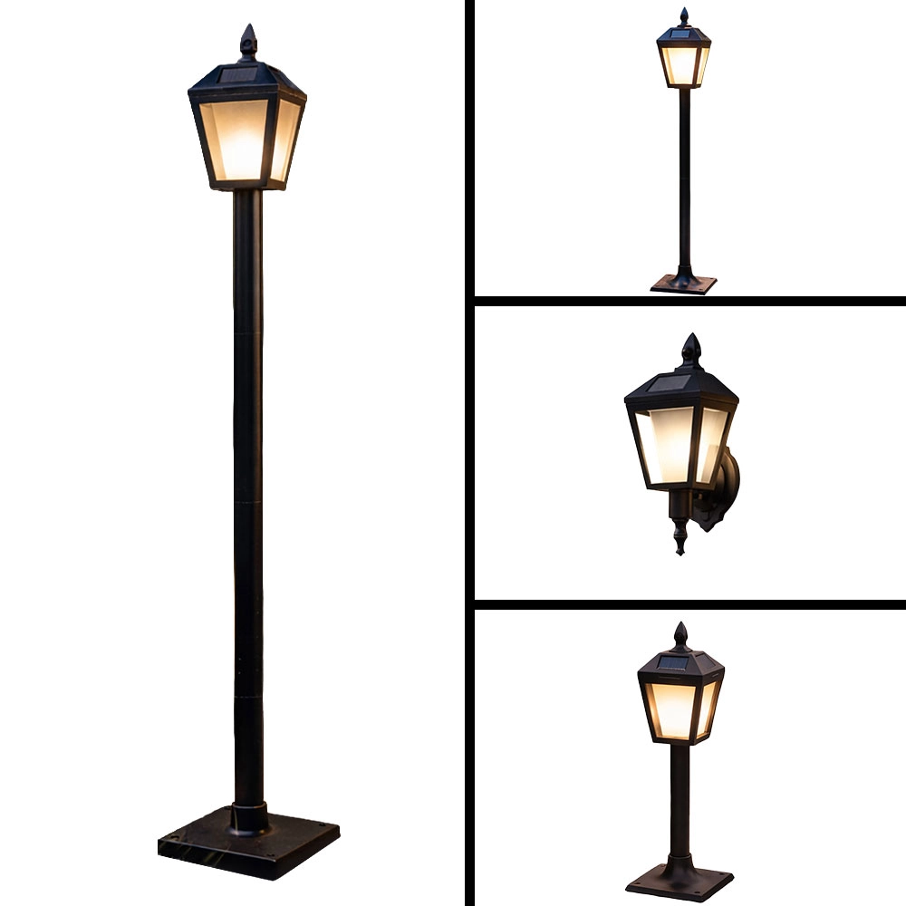 IC Garden World LED-Solar-Laterne Modern 4 in 1