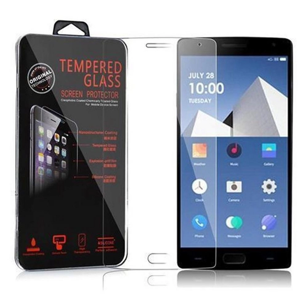Cadorabo Panzer Folie für OnePlus TWO Schutzfolie in KRISTALL KLAR Gehärtetes (Tempered) Display-Schutzglas in 9H Härte mit 3D Touch Kompatibilität