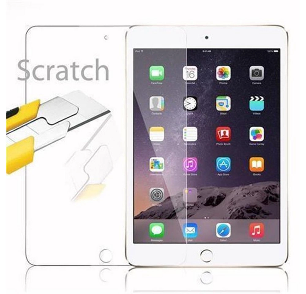 Cadorabo Panzer Folie für Apple iPad MINI 2 / iPad MINI 3 Schutzfolie in KRISTALL KLAR Gehärtetes (Tempered) Display-Schutzglas in 9H Härte mit 3D Touch Kompatibilität