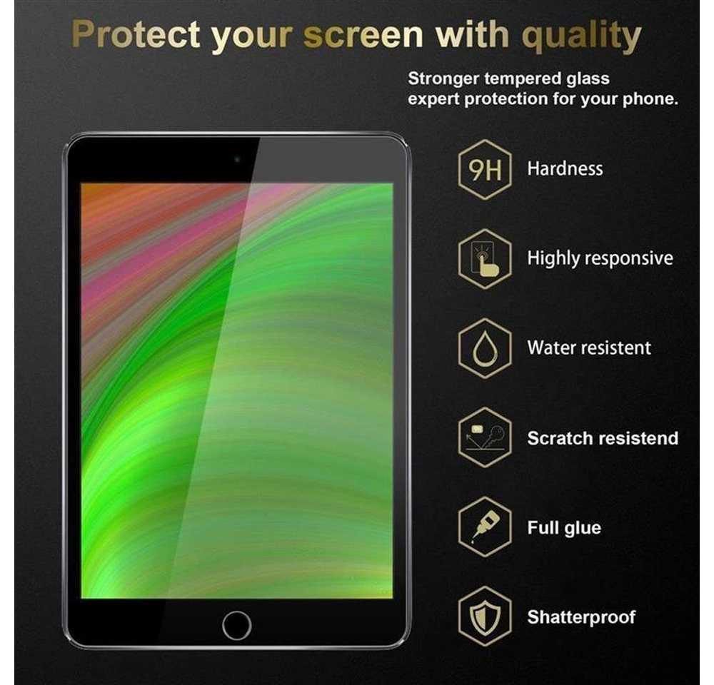 Cadorabo Panzer Folie für Apple iPad MINI 2 / iPad MINI 3 Schutzfolie in KRISTALL KLAR Gehärtetes (Tempered) Display-Schutzglas in 9H Härte mit 3D Touch Kompatibilität