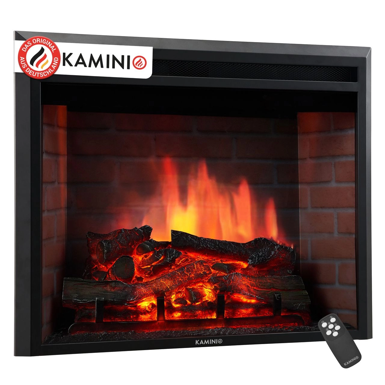 KAMINIO KAMINIO Elektrokamin LUCA - Elektrischer Einbaukamin - 23 Zoll