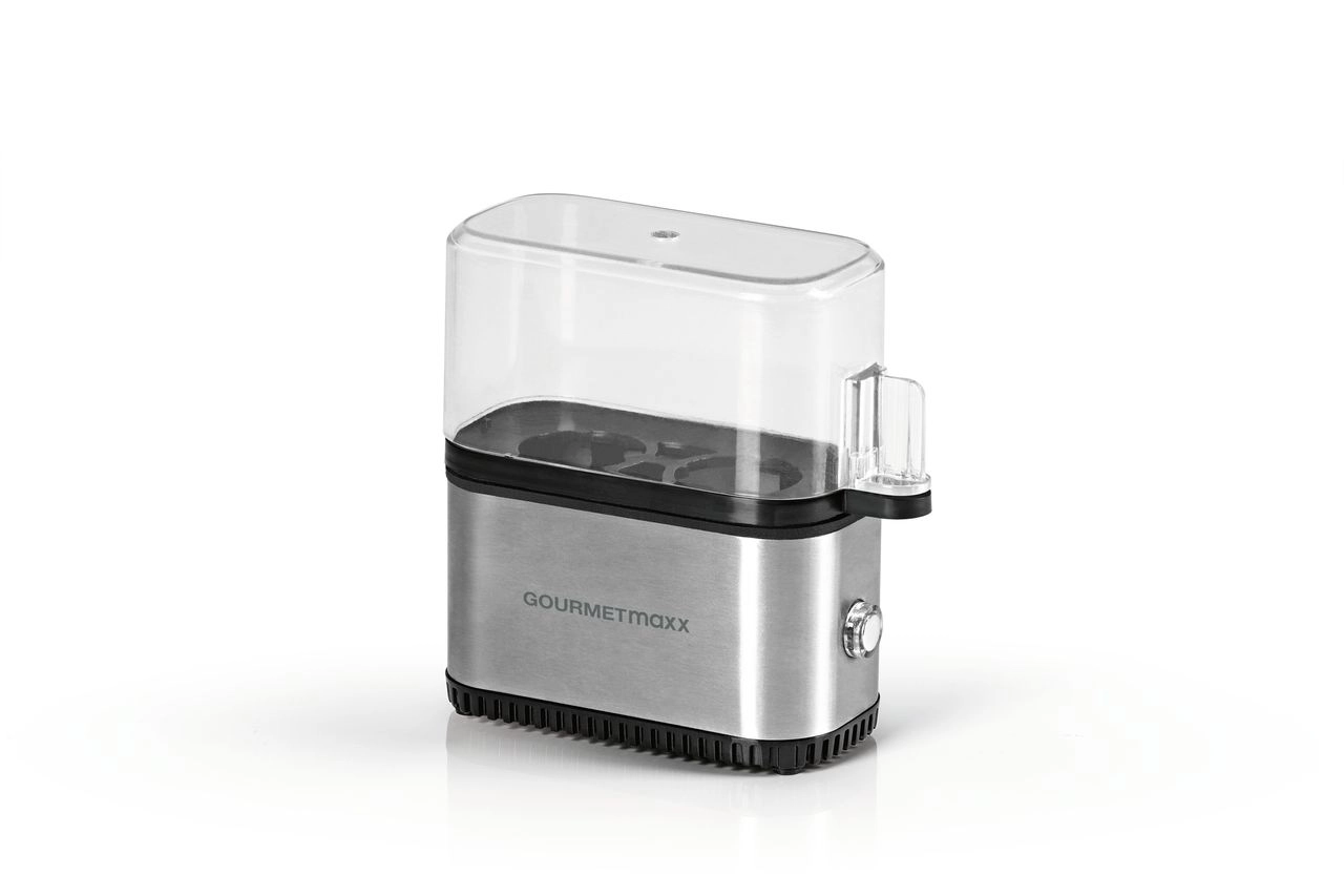 GOURMETmaxx Eierkocher Kompakt 2.0 250W schwarz/silber