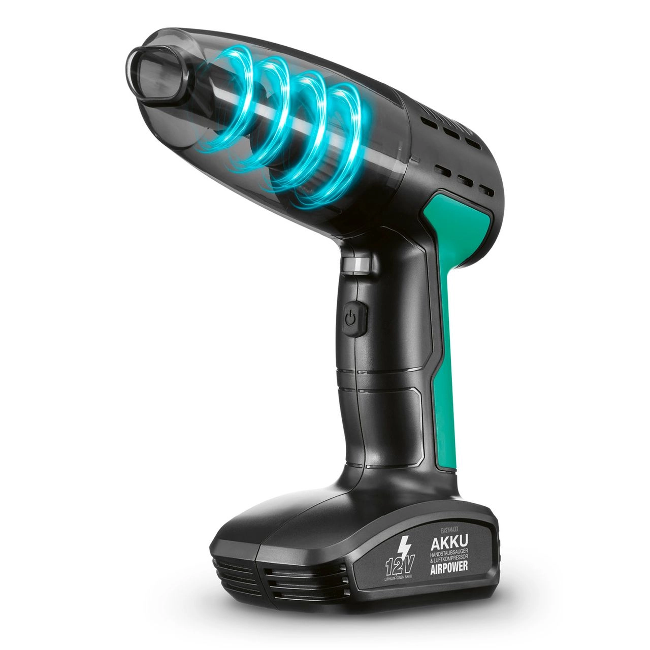 EASYMAXX Akku-Handstaubsauger 11,1V schwarz/grün