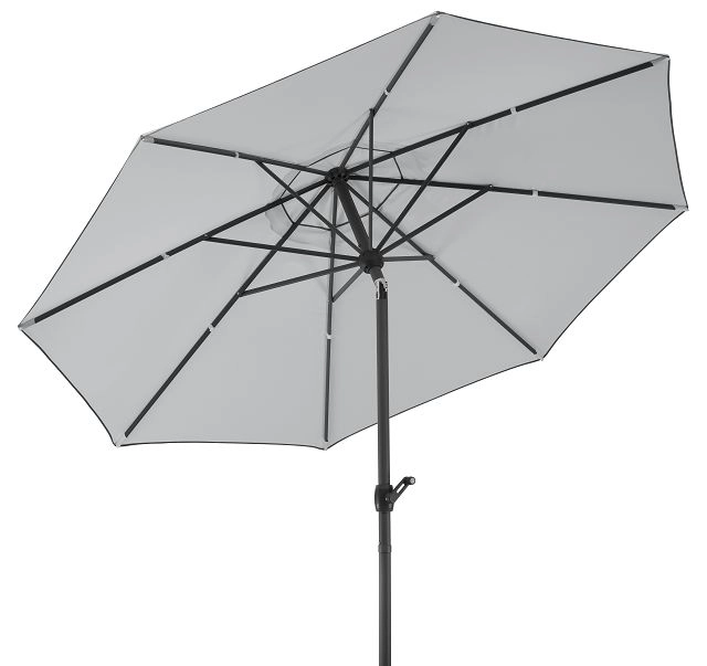 Schneider Schirme Schneider Sonnenschirm Adria, ca. 300 cm Ø, silbergrau